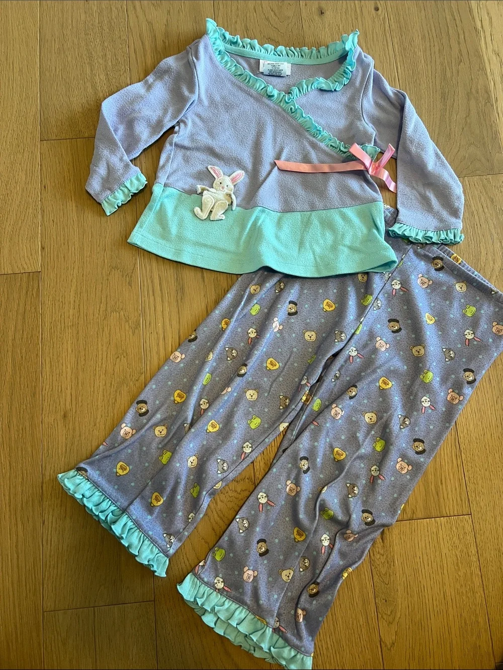 Sweet Bunny Dreams. Vintage set for girls.